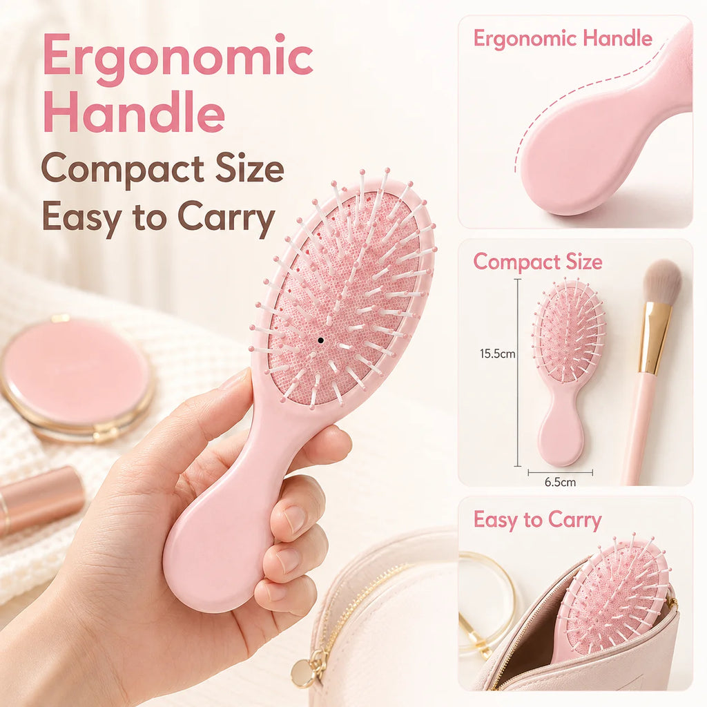 Mini Air Cushion Detangling Hair Brush
