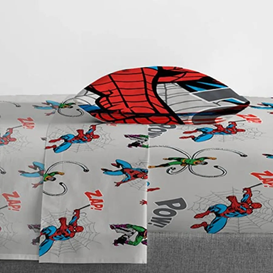 Spiderman Twin Size Bed Set