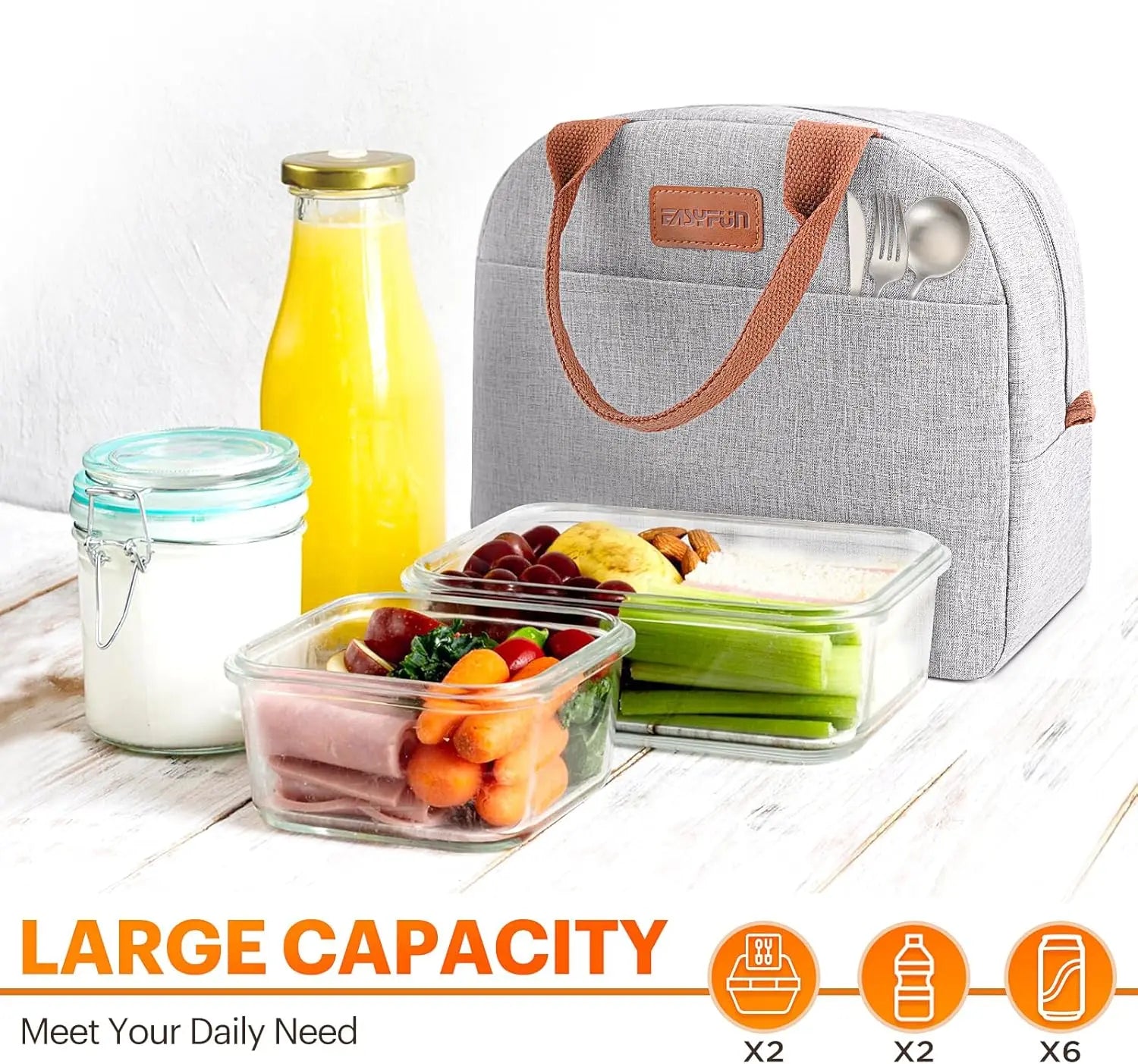 Insulated Lunch Bag For School