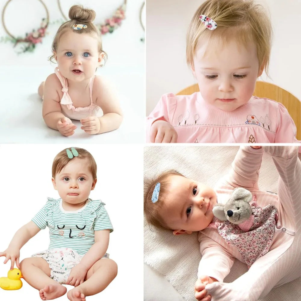 50PCS  Snap Hair Barrettes