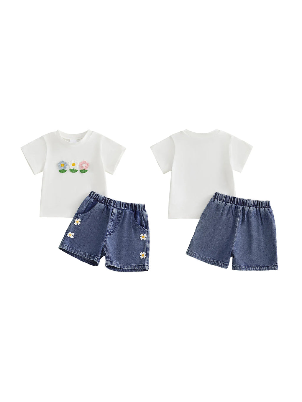 Girls Summer Shirt and Shorts
