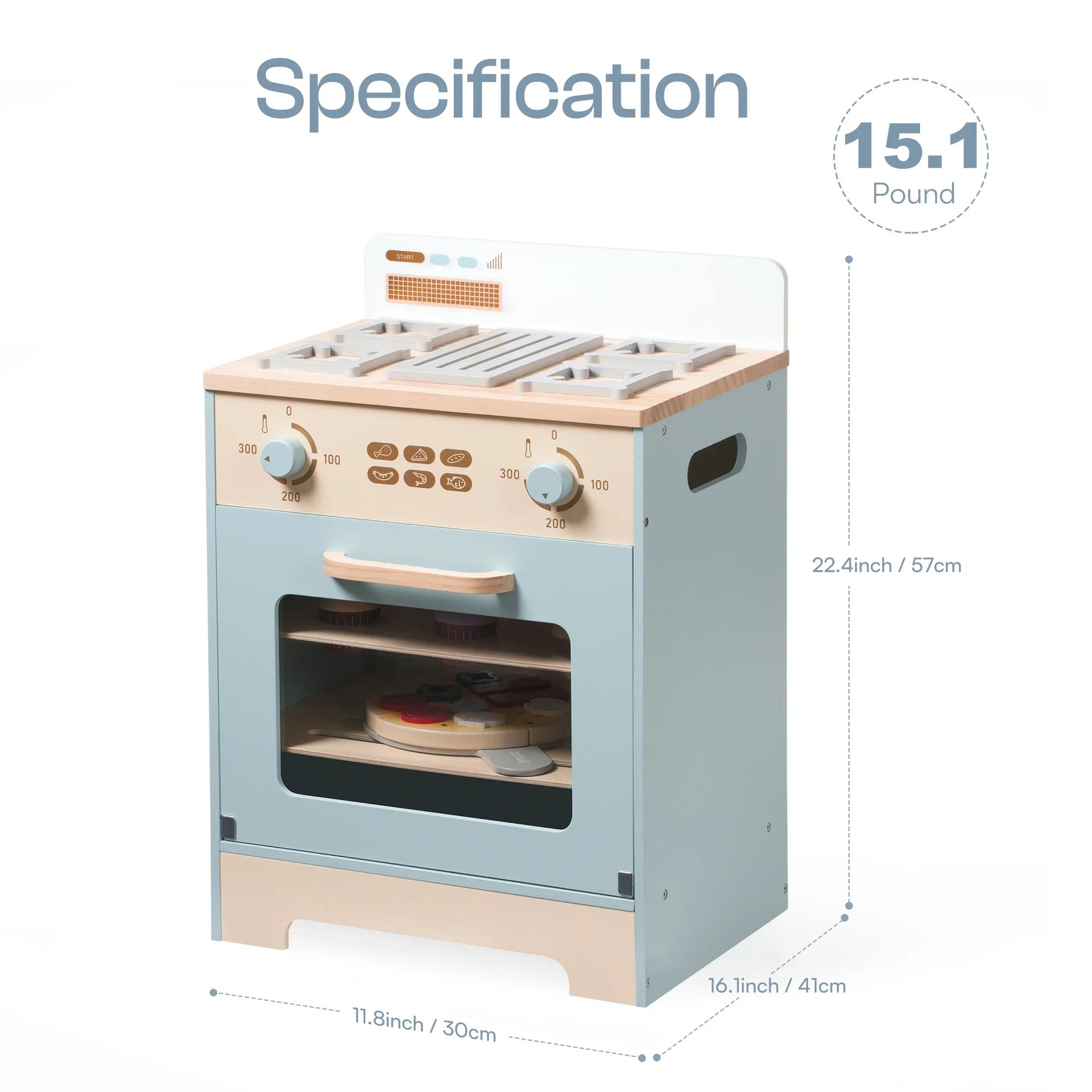 Wooden Kitchen Playset