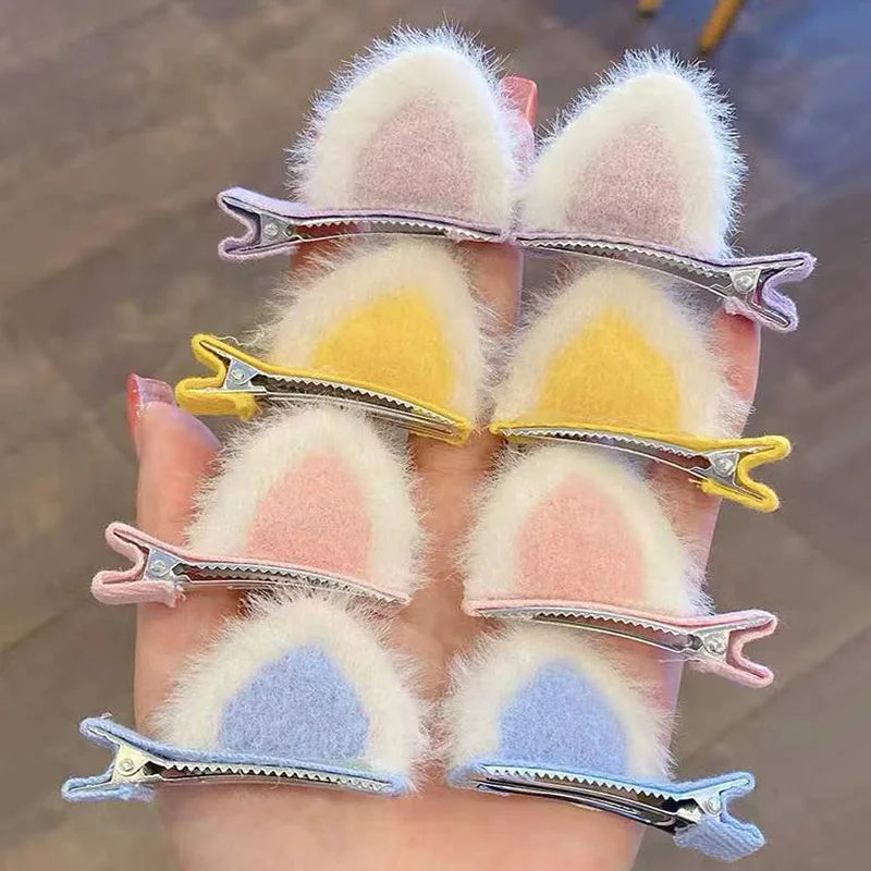 Plush Cat's Ears Hair Clip