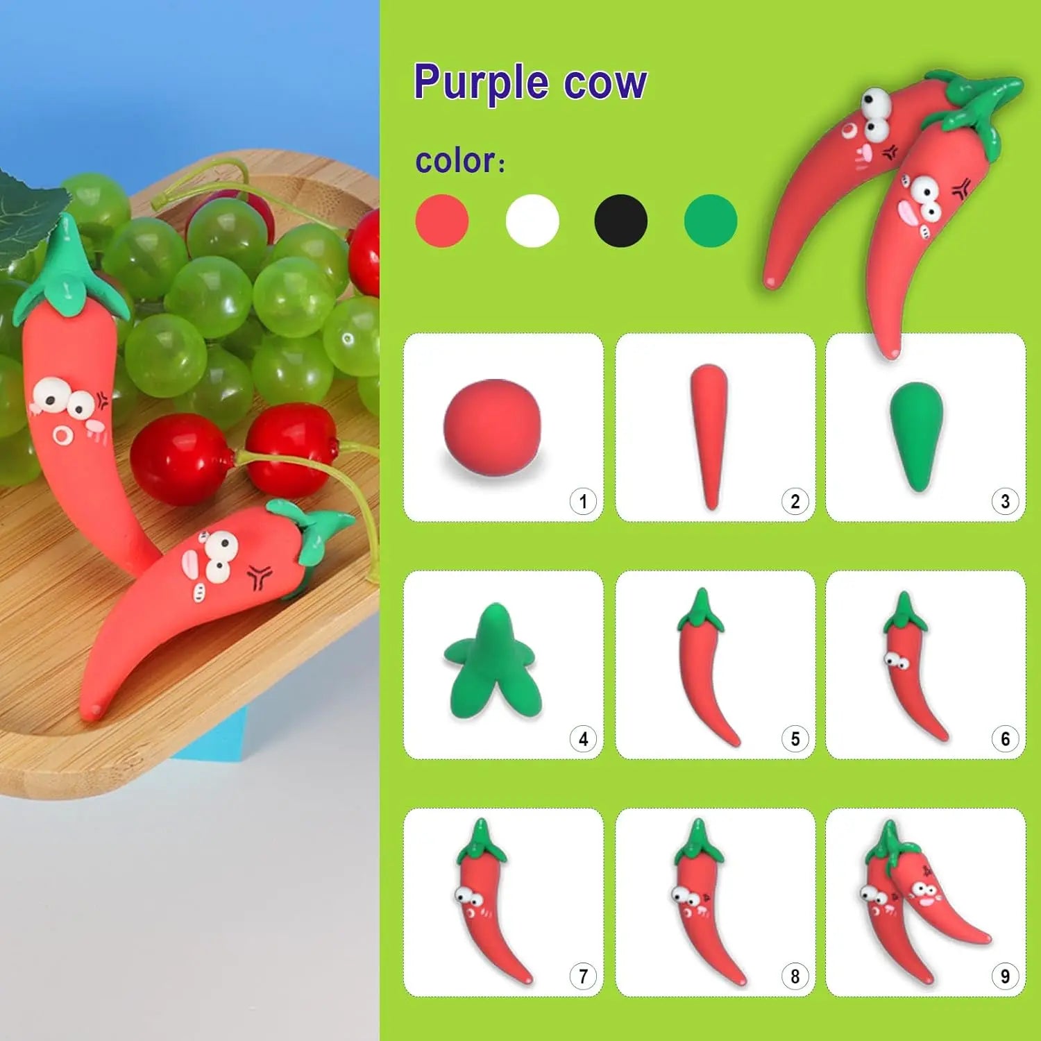 24 Colors Air Dry Clay