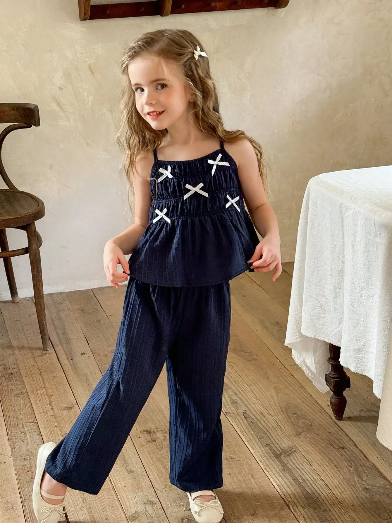 Two Piece Summer Jumpsuit For Girl