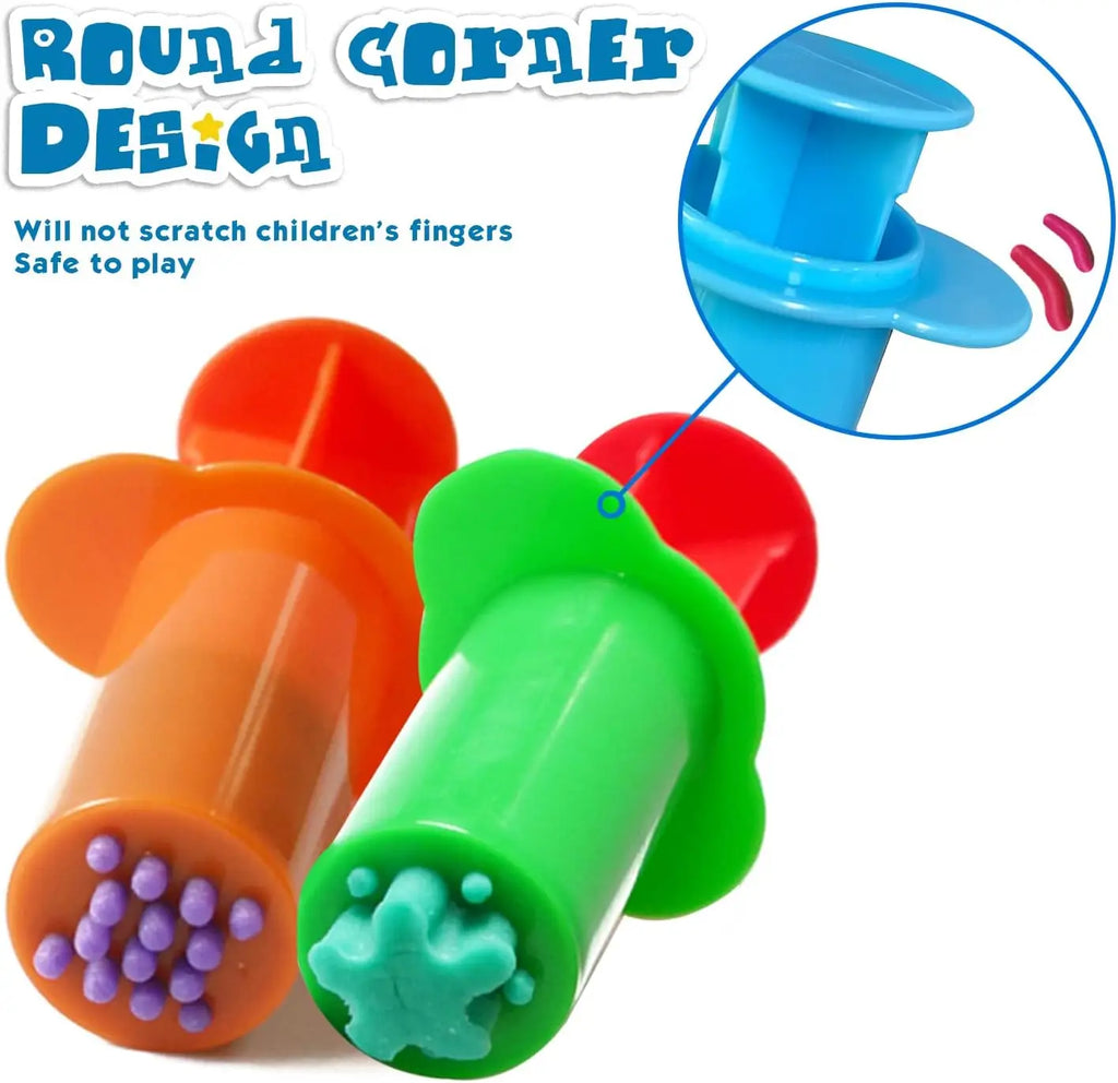 10-Piece Play Dough Extruder Set