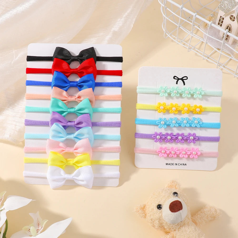15Pcs Bowknot Headband for Infant/ Toddler
