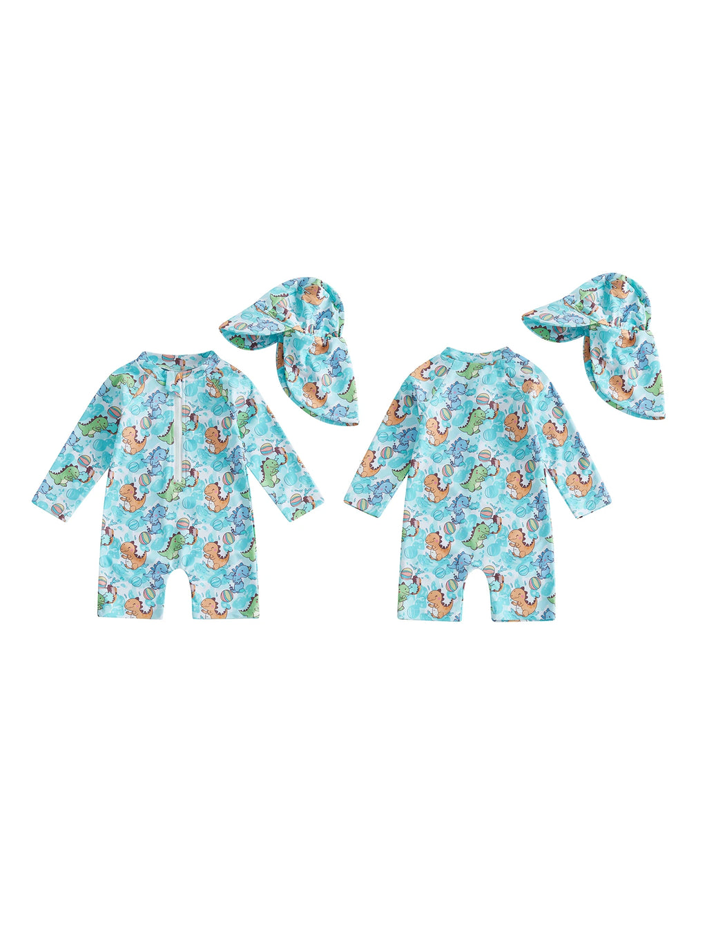 Baby Girl /Boy Rash Guard Swimsuit Set