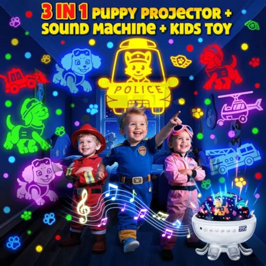 Toy Puppy Projector, Sound Machine, Night Light