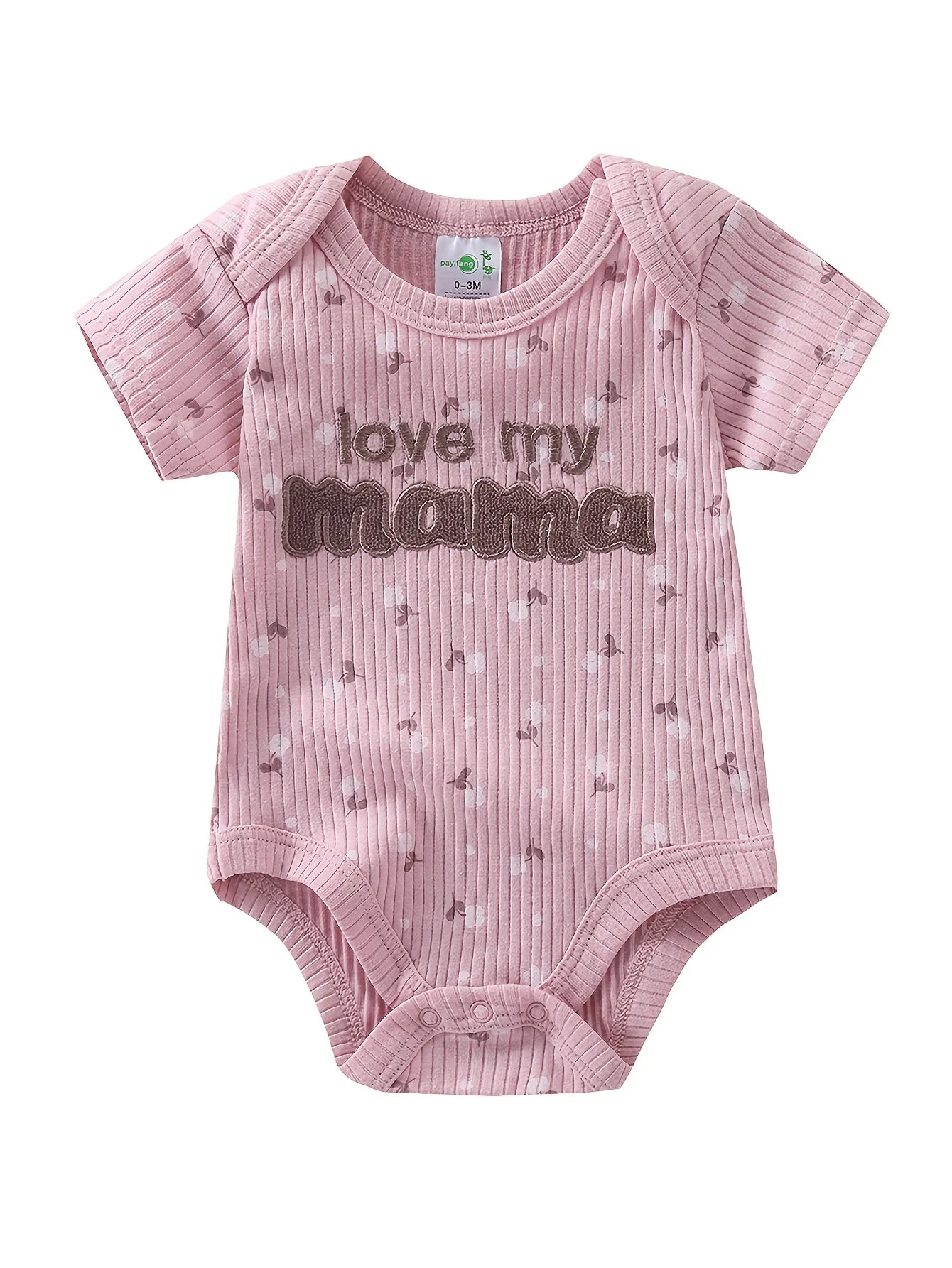 5pcs Set Short-Sleeve Onesies Bodysuits