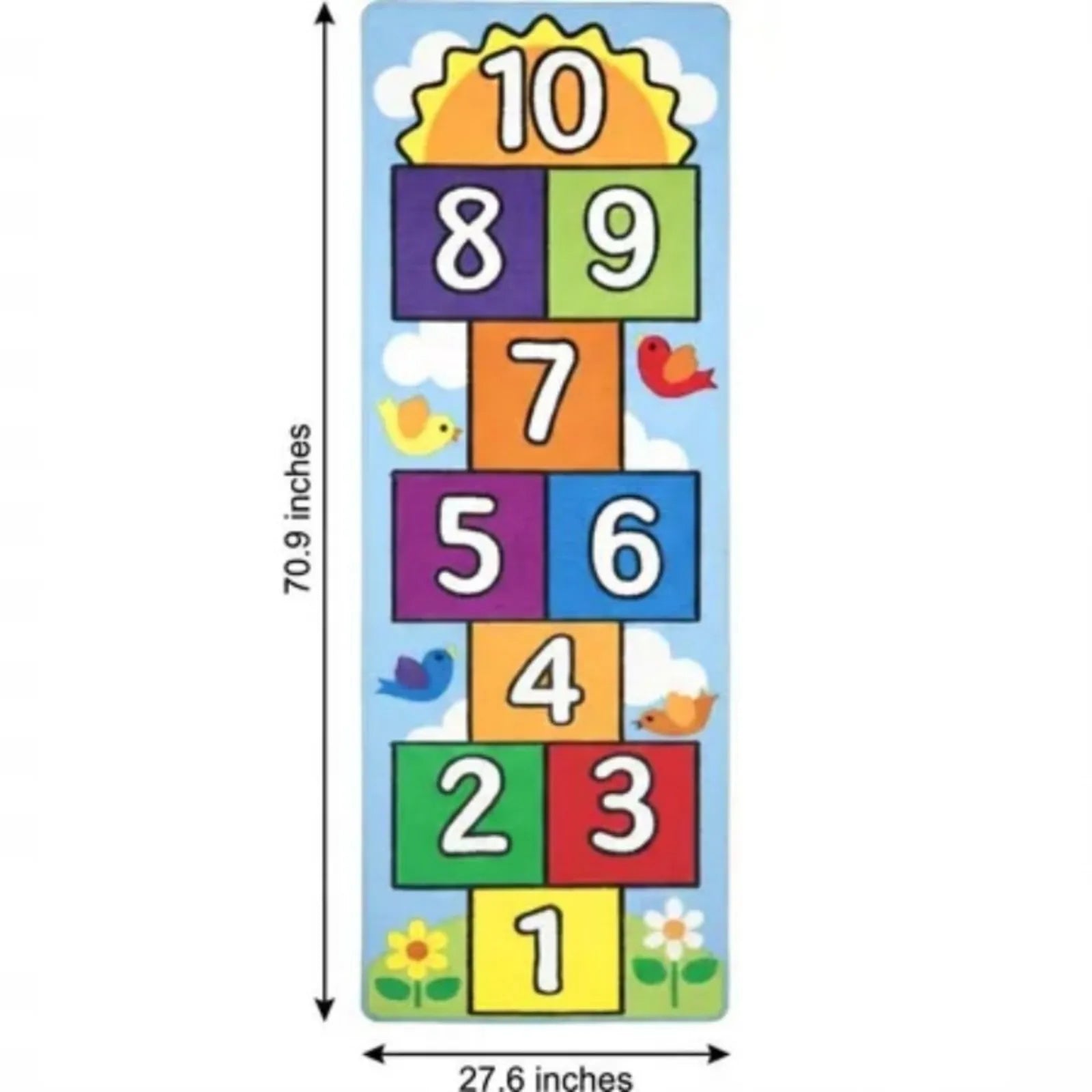 Stain Resistant Hopscotch Rug
