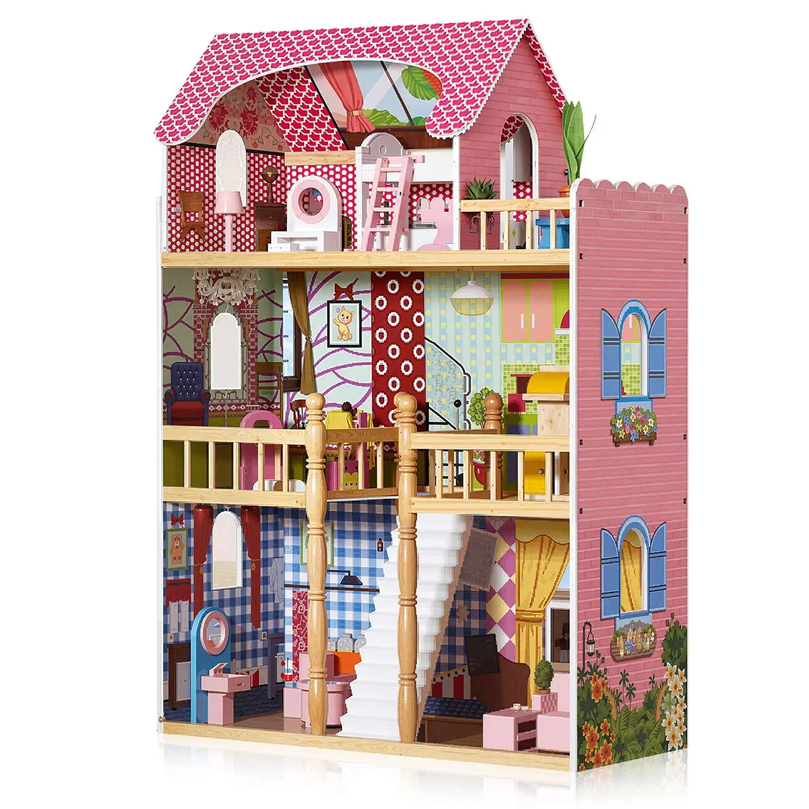 3 Story Doll House Doll Cottage