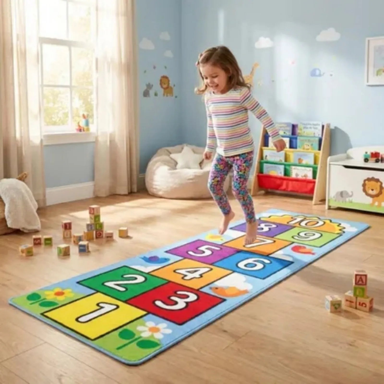 Stain Resistant Hopscotch Rug