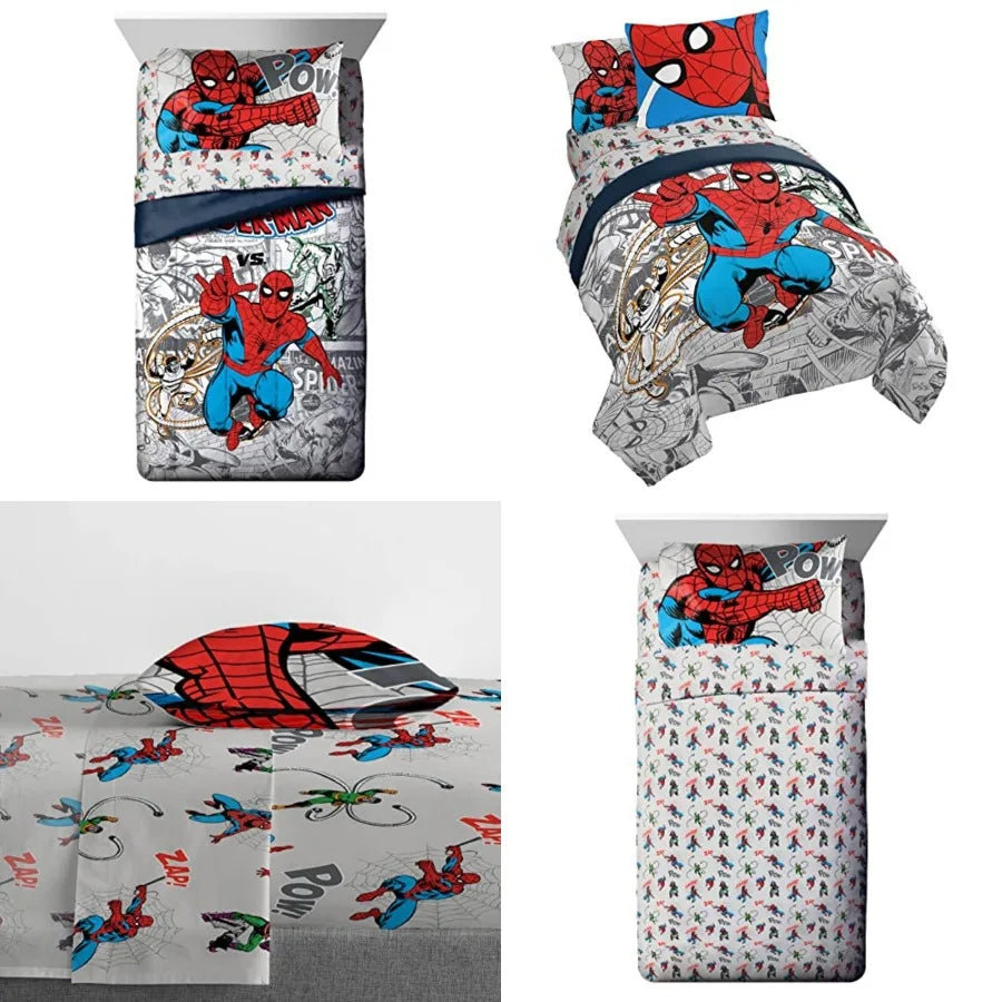 Spiderman Twin Size Bed Set
