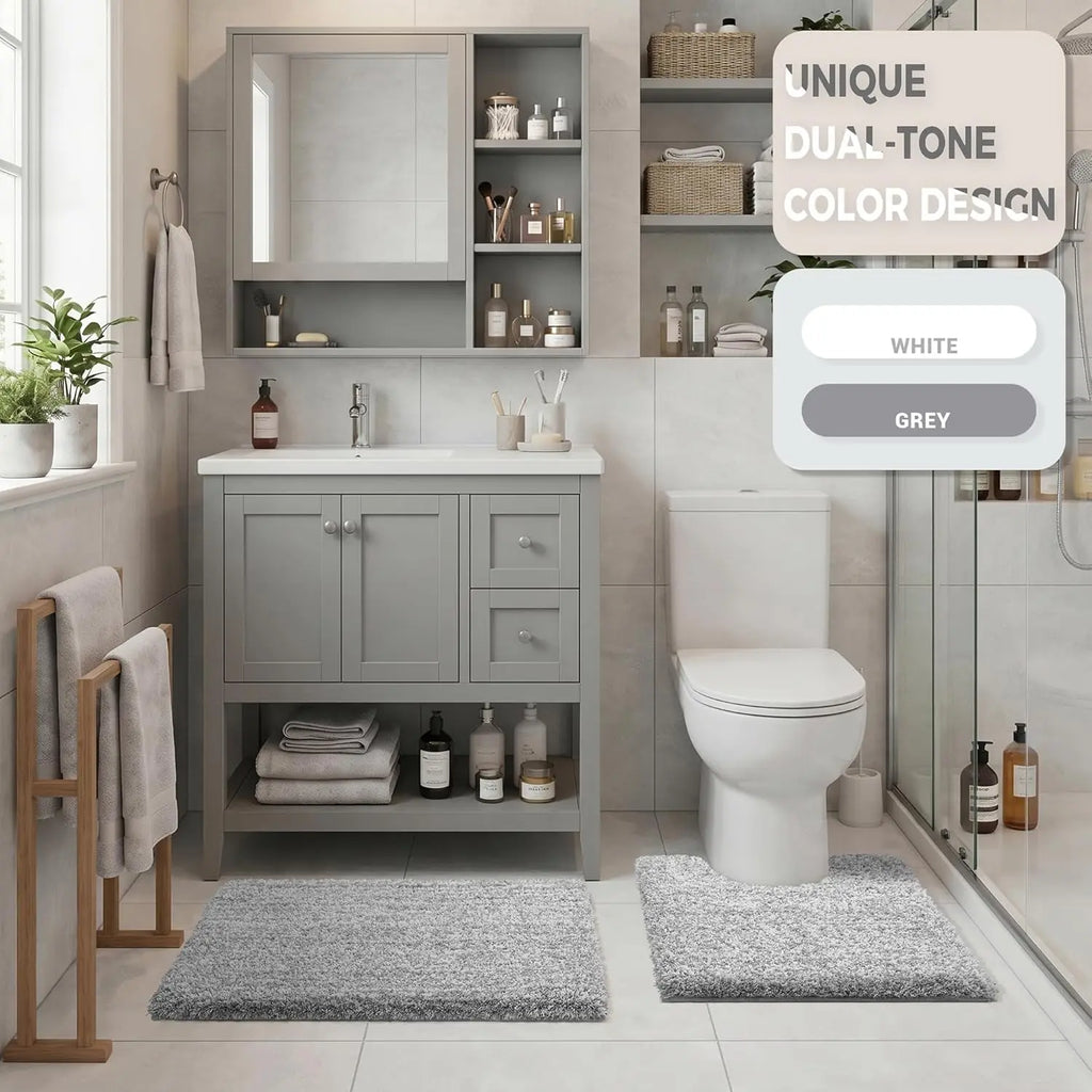Non Slip Ultra Soft Bathroom Rugs
