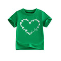 St Patrick s Day Green Clover Print T-Shirt