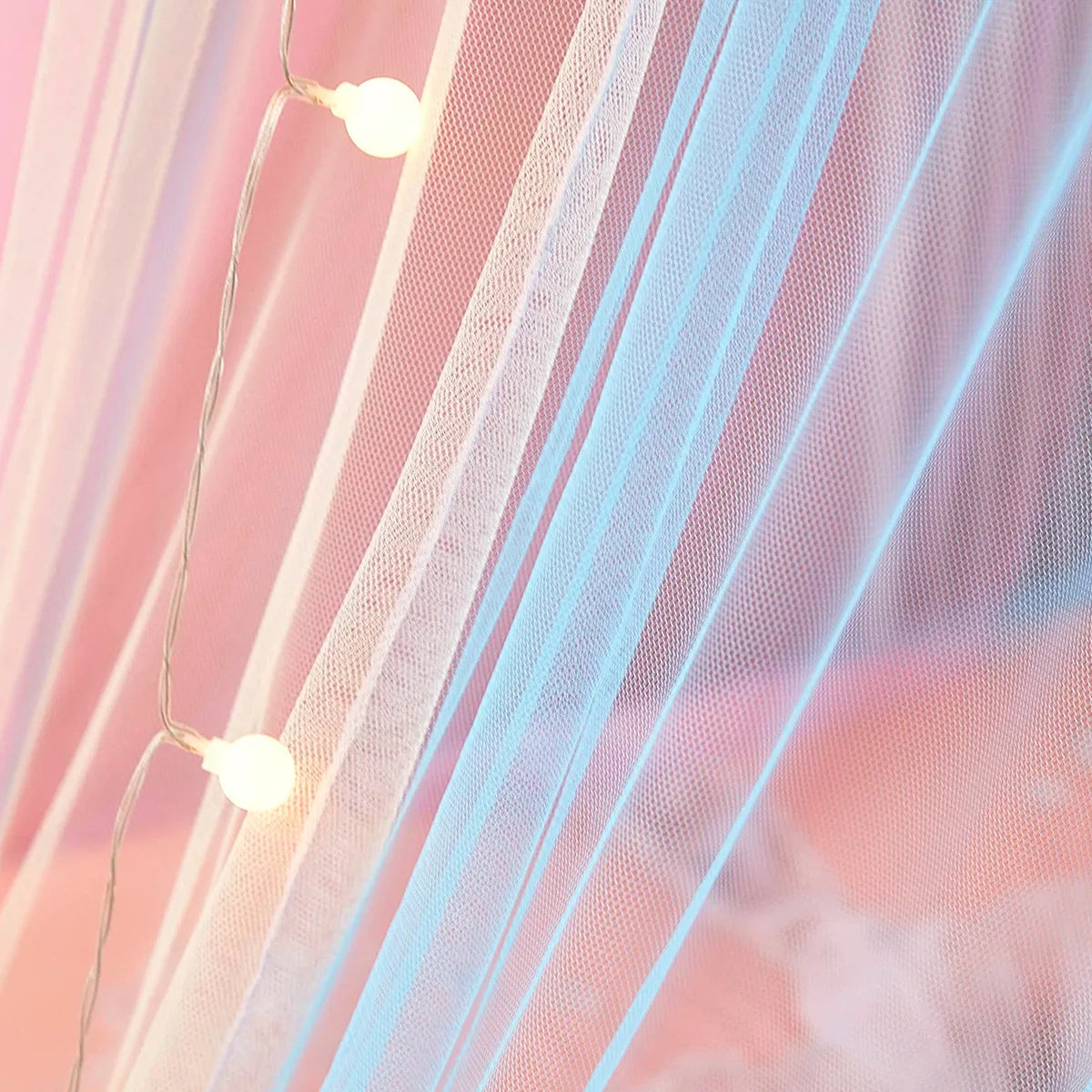 Rainbow Princess Tent Room Decor