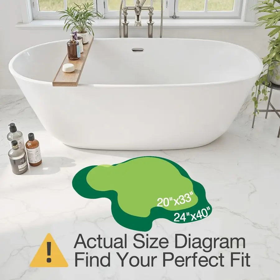 Plush Absorbent Bath Mat