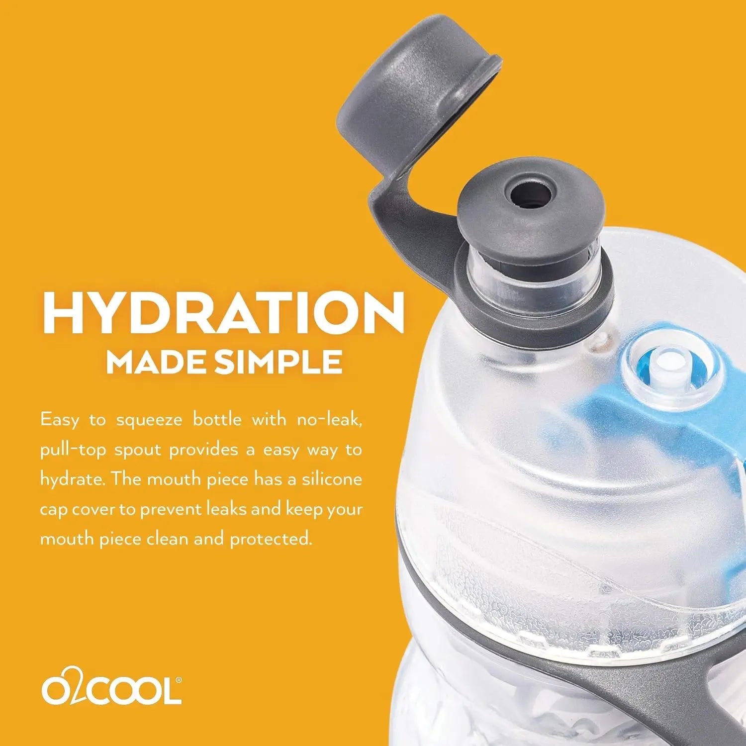 2- in -1 Misting Water Bottle  20 oz