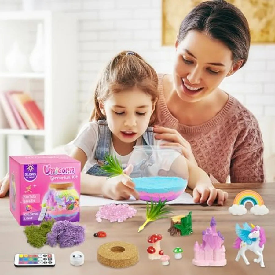 Light-Up Unicorn Terrarium Gifts