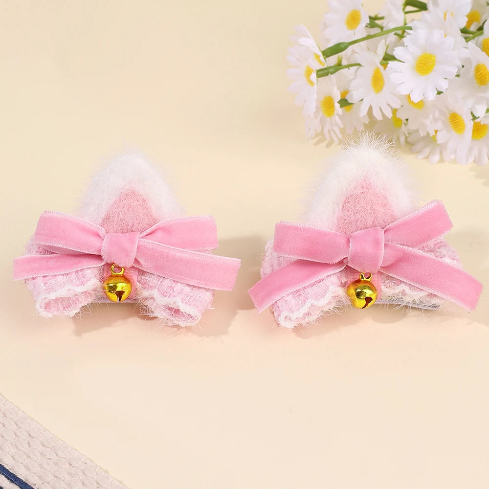 10Pcs Rabbit Ears Hair Clips