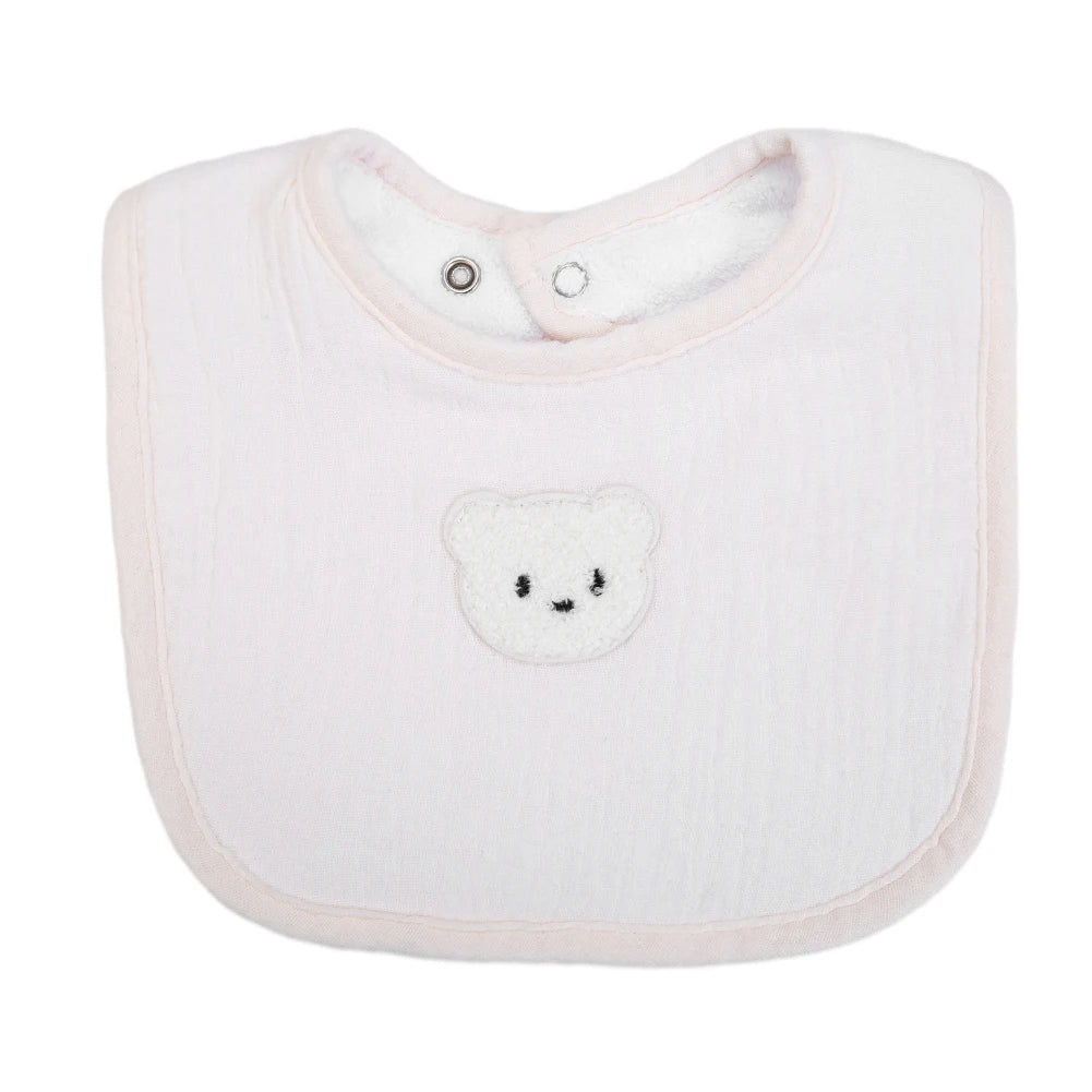 Absorbent Bear Muslin Cotton Baby Bibs