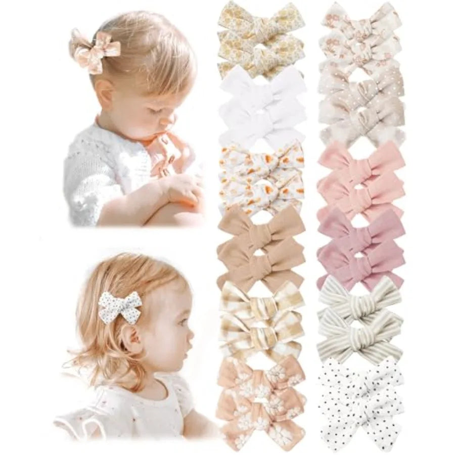 24 Pack Hair Bows