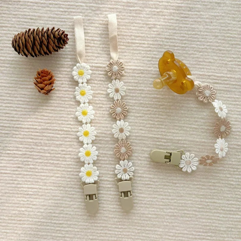 Little Daisy Pacifier Clips
