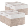 Four Pack Woven Storage Baskets