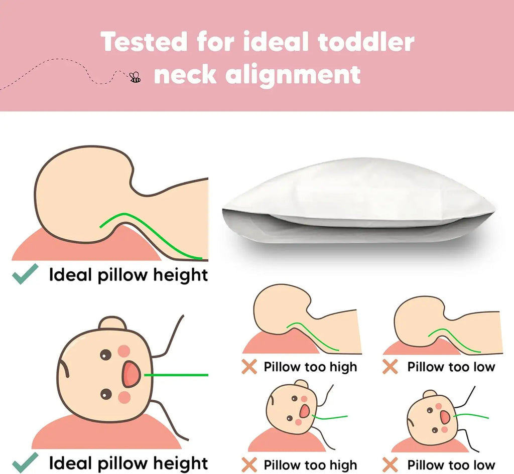 Toddler Pillow with Pillowcase