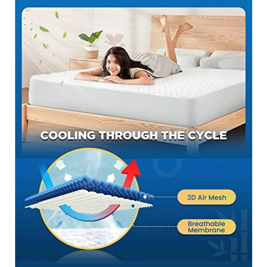 Premium 100% Waterproof Mattress Protector