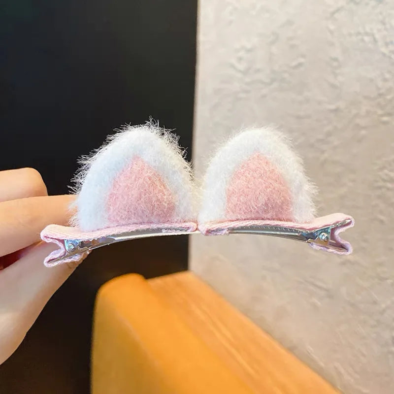 Plush Cat's Ears Hair Clip