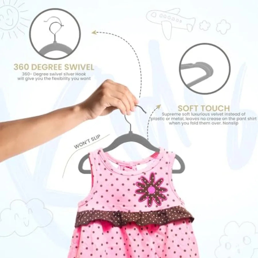 20 Pack Kids Hangers