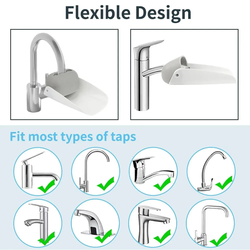 2 Pack Faucet Extender for Kitchen/Bathroom Sink