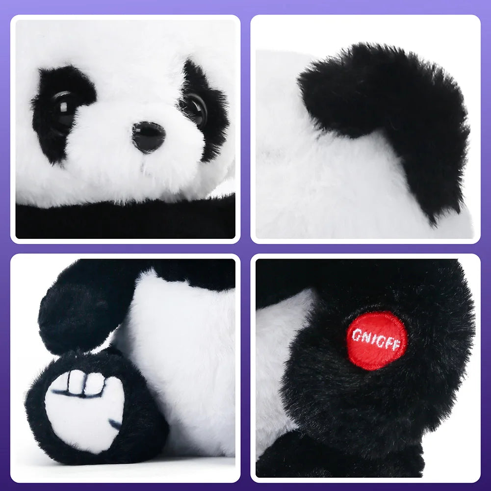 8'' Light Up Panda Stuffed