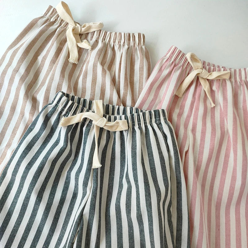 Children's Clothing Linen Cotton Shorts and Pants
