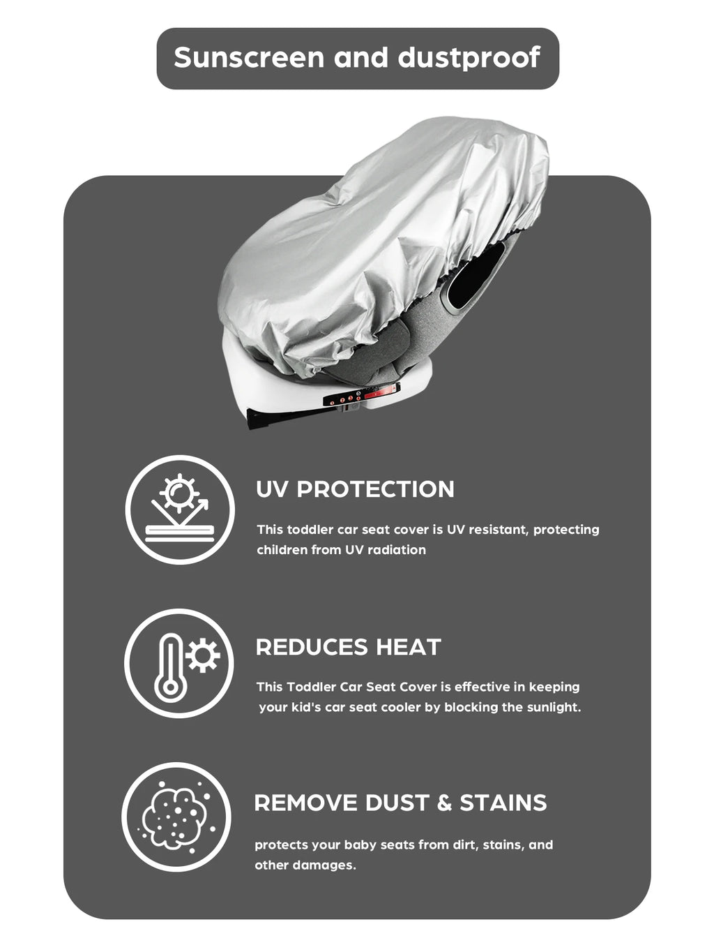 Car Seat Sun Shade Cover