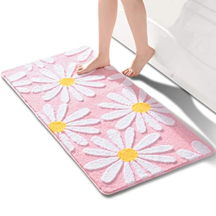 Cute Daisy Bath Mat
