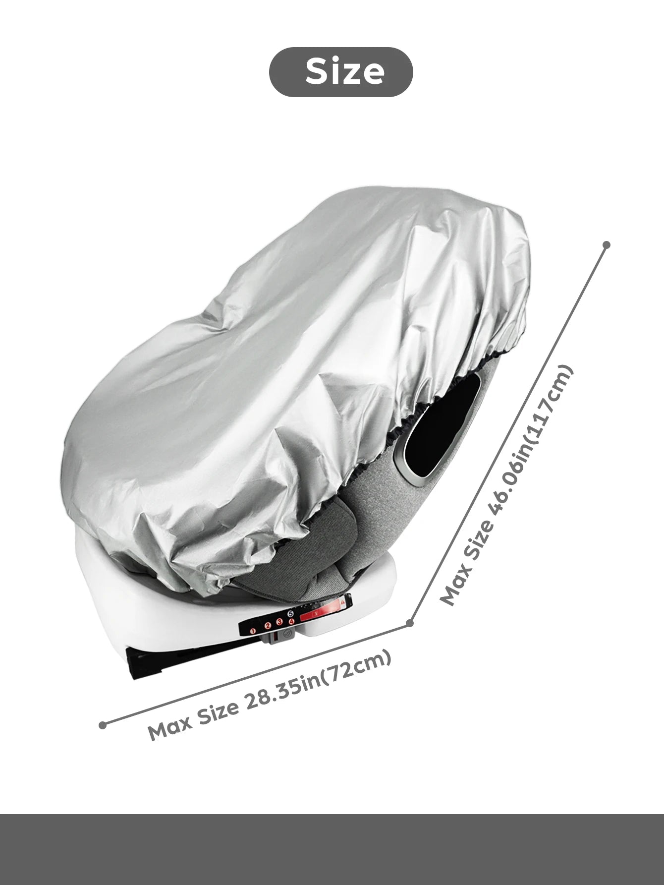 Car Seat Sun Shade Cover