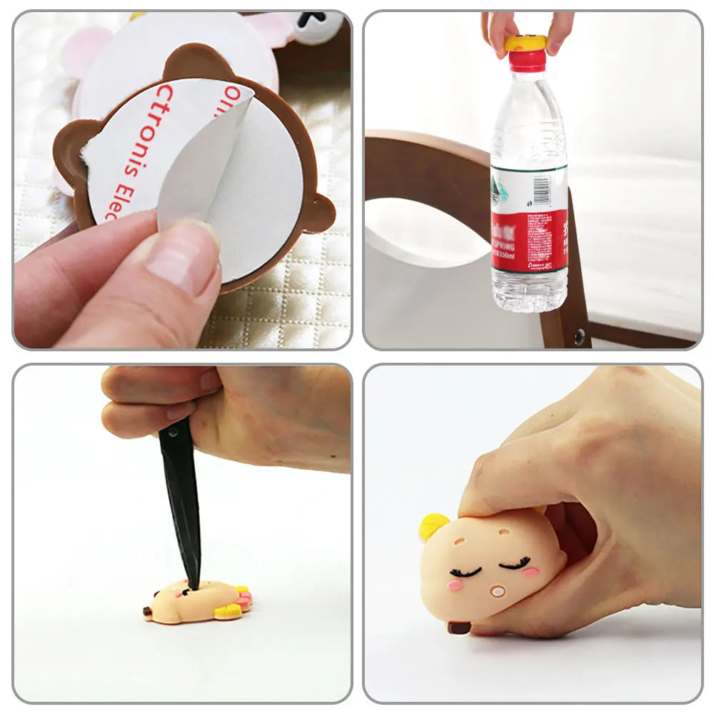Mute Door Stopper Wall Protector Sticker | Silent Shock Absorber Pad