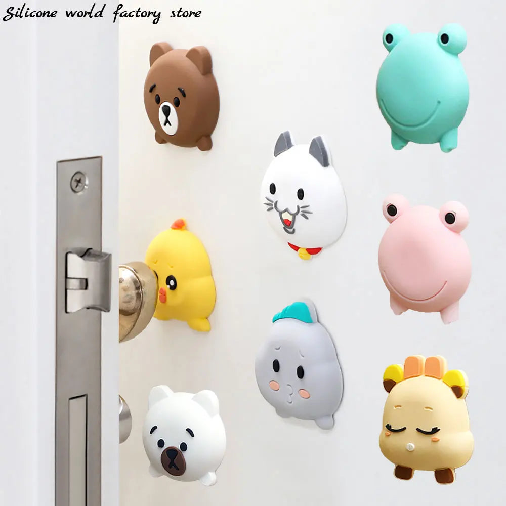 Mute Door Stopper Wall Protector Sticker | Silent Shock Absorber Pad