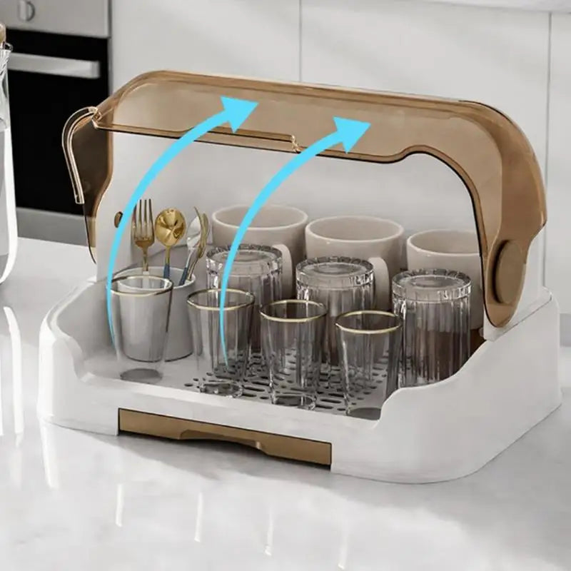 Dust-Proof Baby Bottle Drying Rack