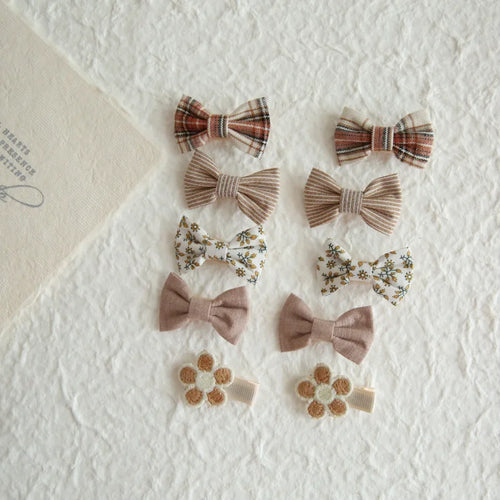 20pcs Kids Bows Hair Clips