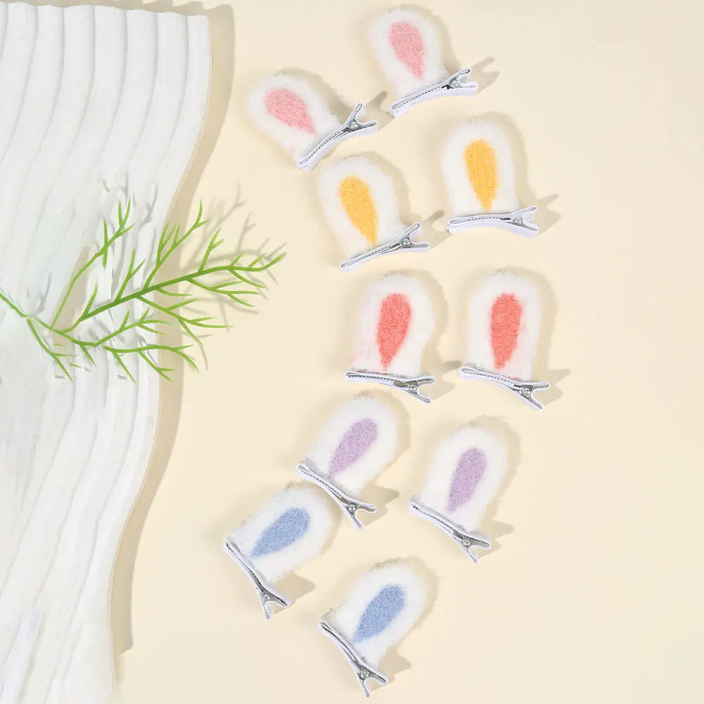 10Pcs Rabbit Ears Hair Clips