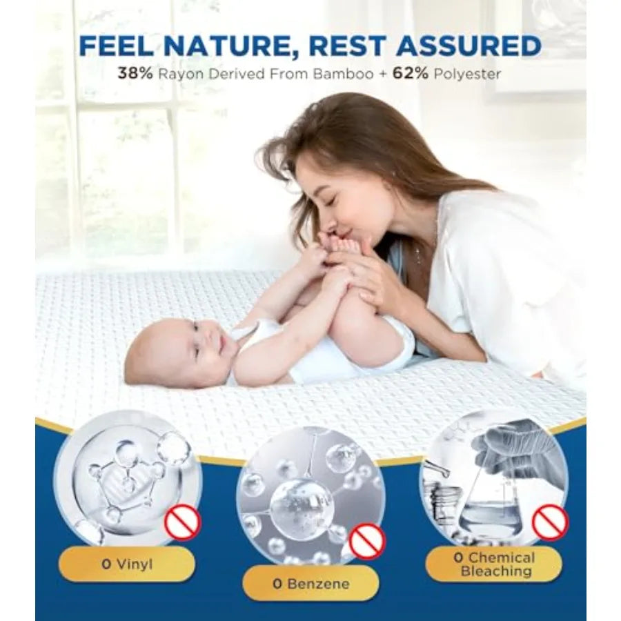 Premium 100% Waterproof Mattress Protector