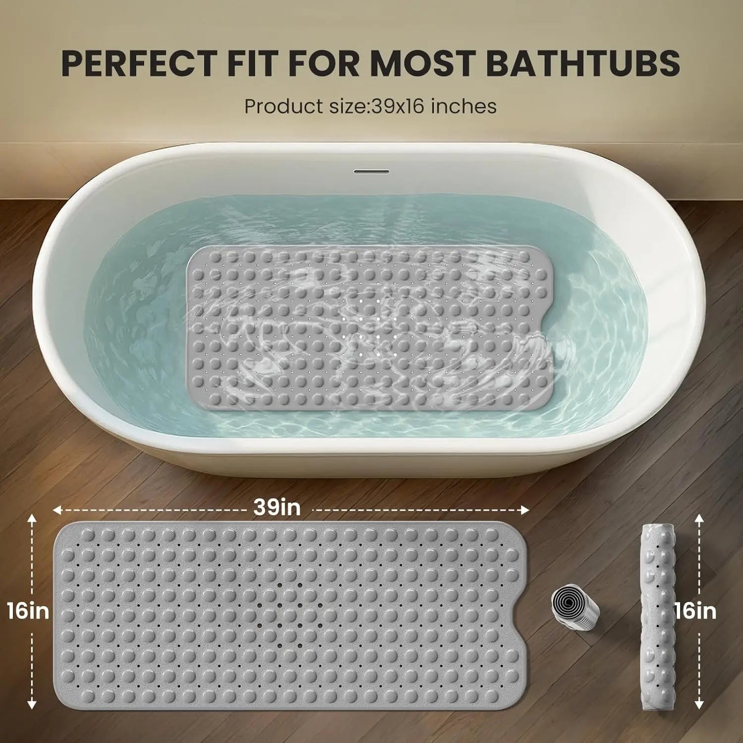 Extra Large Non-Slip Bath Mat