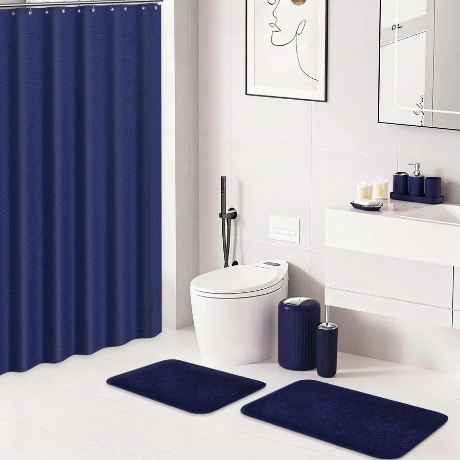 Nave Blue Bathroom Accessories Set