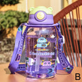 Water Bottle with Straw Free BPA Leakproof