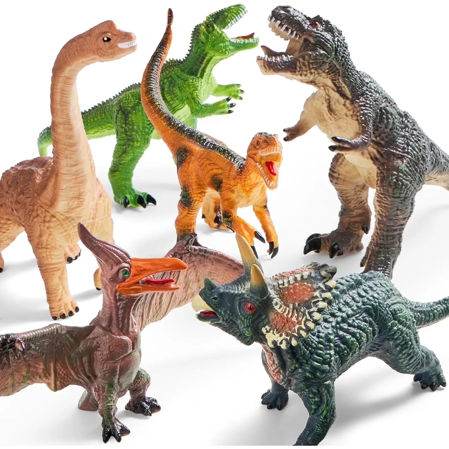 6 Pcs Jumbo Dinosaur Set