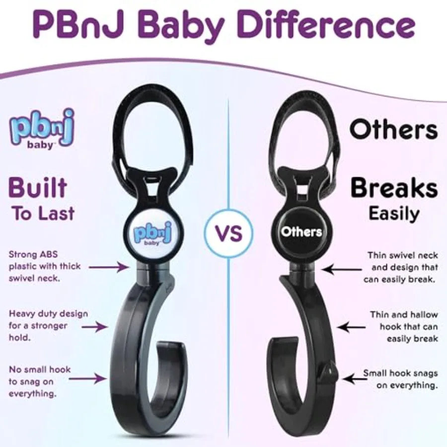 2 Pack Stroller Hooks